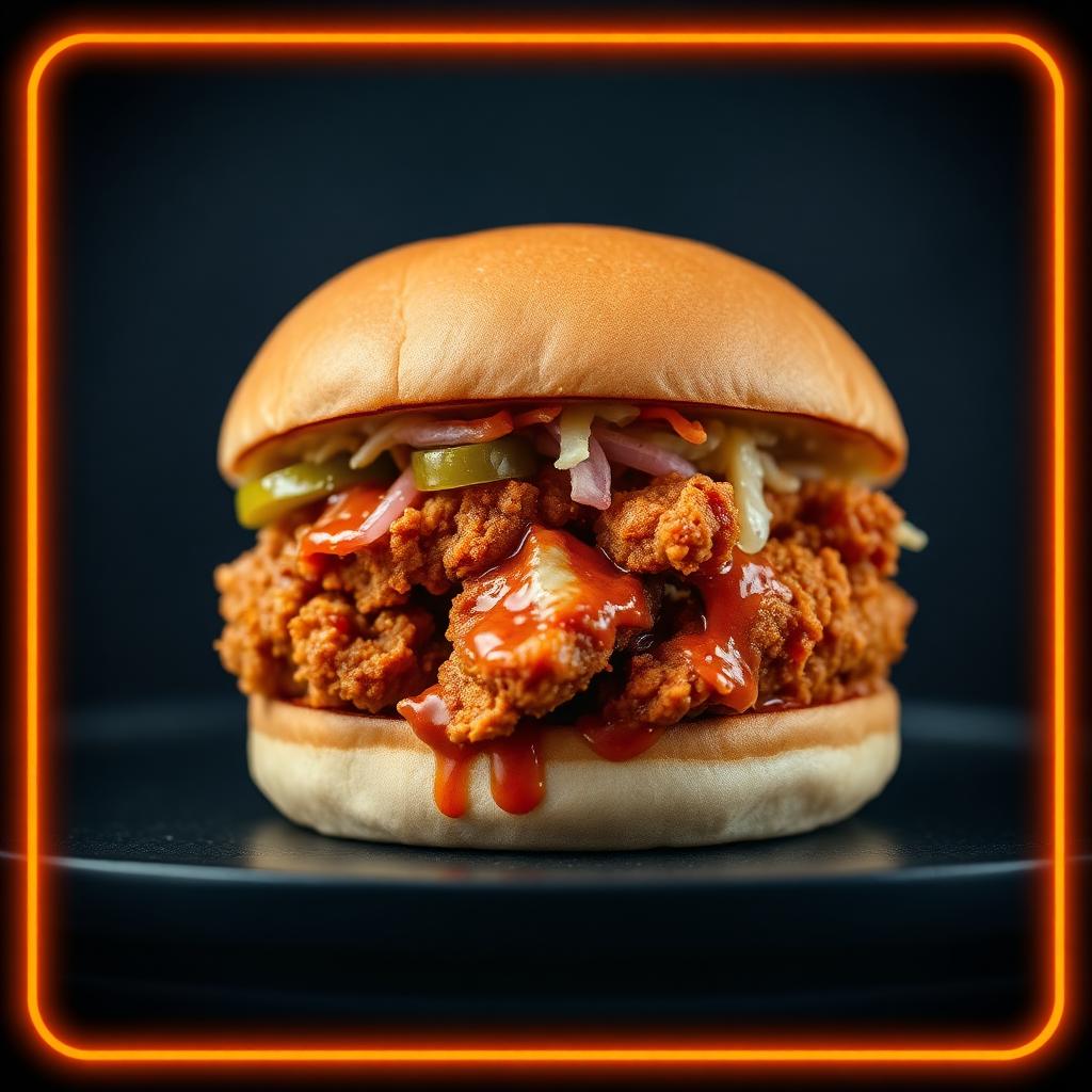 Nashville Heat chicken sandwich