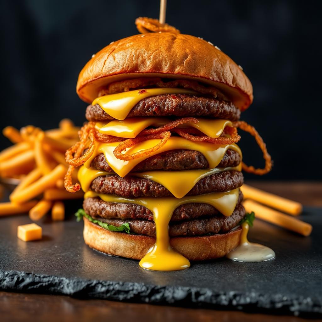 Triple Stack burger